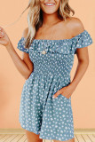 Star One-shoulder Ruffle Jumpsuit Unishe Wholesale