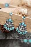 Turquoise Alloy Earrings MOQ 5PCs