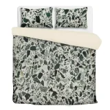 CozyMy Green Seamless Terrazzo 3 Pcs Beddings