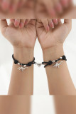 Little Dinasaur Magnet Heart Couple Bracelets MOQ 5pcs