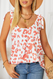 Blush Animal Spots Tie Tank