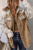 Patchwork Color Contrast Double-pocket Hoody Jacket Unishe Wholesale