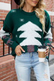 Xmas Tree Knit Pullover Sweaters