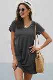 Black The Triblend Side Knot Dress