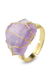 Crystals and Stones Ring Unishe Wholesale MOQ 5pcs