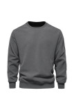 Plain Men's Fleece Pullover Sweathirts