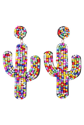 Cactus Bead Earrings MOQ 5PCs