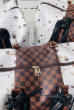 Plaid Cow Print Splicing Retro Weekender Bag Unishe Wholesale MOQ 3PCS