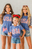 USA Leopard Print T-Shirt