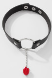 Circle Buckled Chocker Necklace MOQ 5pcs