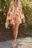 Floral Print Off Shoulder Dress Unishe Wholesale