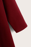 Drawstring Plus Size Coat with Hood