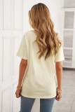 Tie-dye Leopard Lip Tee