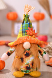 Plaid Sunflower Print Rudolph Doll MOQ 3PCs