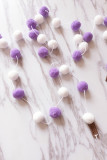 Home Decoration Macaron Fluffy Ball MOQ 5PCs