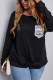 Lace Pocket Twist Plus Size Top
