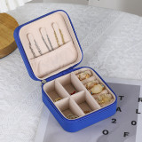 Solid Convenient Zipper Necklace Ring Earring Travel Jewelry Box Unishe Wholesale MOQ 5pcs