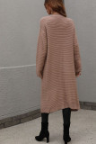 Plain Open Long Length Sweater Cardigans
