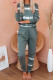 Army Green Tie-dye Stripes Pullover Top and Pants Lounge Set