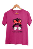 Baseball Mom Life Shirt, Baseball Mom, Messy Bun Woman, Baseball Mom Gift, Messy Bun Custom Shirts