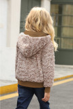 Brown Girls' Faux Fur Bomber Jacket