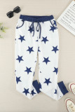 White Star Printed Women Joggers