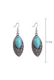 Alloy and Turquoise Stones Boho Earrings MOQ 5pcs