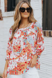 Multicolor Palettes Floral Print Blouse
