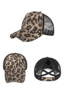 Leopard Baseball Hat MOQ 3pcs