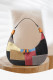 ColorBlock Canvas Moon Bag MOQ 3PCs