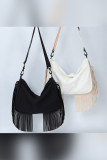 Canvas Tassel Sling Bag MOQ 3pcs