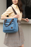 Big Capacity Pockets Canvas Handbag MOQ 3pcs