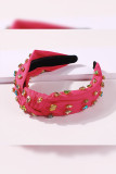 Colorful Glass Knotted Hair Band MOQ 3PCs