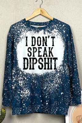 I Don't Speak Dipshit Yellowstone Bleached Long Sleeves Top Unishe Wholesale
