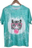 tiger with glasses bubble gum Graphic Tee Unishe Wholesale