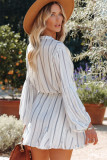 Striped Long Sleeve Mini Dress