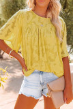 Loose Short Sleeve chiffon top Unishe Wholesale