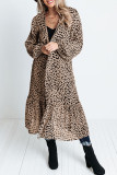 Leopard Print Duster Kimono