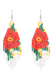 Boho Colorful Floral Tassels Earrings Unishe Wholesale MOQ 5pcs
