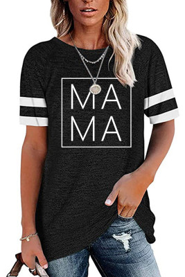 MAMA Printed Graphic Tees for Women UNISHE Wholesale