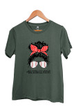 Baseball Mom Life Shirt, Baseball Mom, Messy Bun Woman, Baseball Mom Gift, Messy Bun Custom Shirts