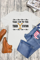 Take 'Em To The Train Station Short Sleeve Graphic Tee Unishe Wholesale