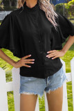 Ruffle Sleeves Plain Button Shirts Unishe Wholesale