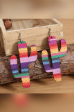 Rainbow Cactus Earings Unishe Wholesale