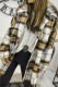 Plaid Lapel Button Shacket With Pockets