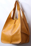 Large Capacity Soft Leather Tote Bag MOQ 3PCS