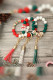 Christmas Colorful Silicone Beads Bracelet MOQ 3PCS