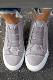 Solid Zipper Side Flat Shoes Unishe Wholesale