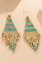 Color Block Beads Boho Earrings MOQ 5pcs