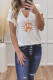Bring The Joy Print Graphic Tees for Women UNISHE Wholesale Short Sleeve T shirts Top